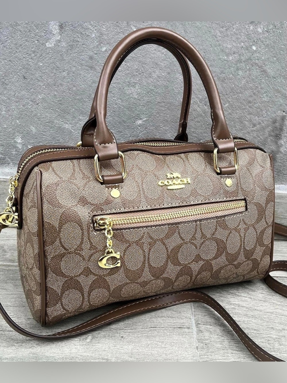 Coach Mini Sierra Satchel in Signature Canvas